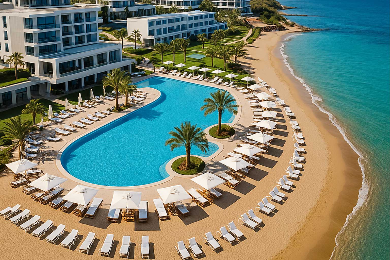 Drone ile otel çekimi